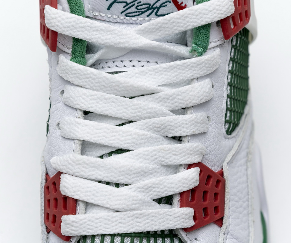 Nike Air Jordan 4 Retro White Green Red Aq3816 063 11 - www.kickbulk.cc
