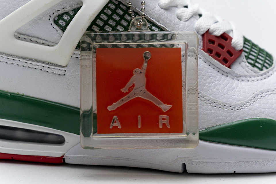 Nike Air Jordan 4 Retro White Green Red Aq3816 063 17 - www.kickbulk.cc
