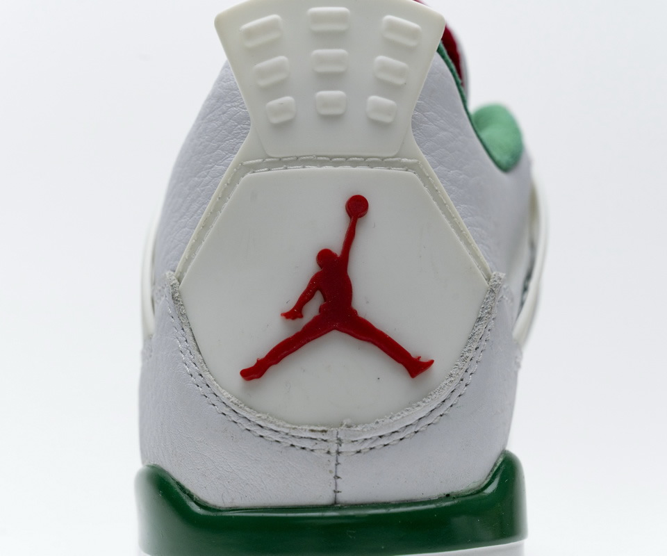 Nike Air Jordan 4 Retro White Green Red Aq3816 063 19 - www.kickbulk.cc