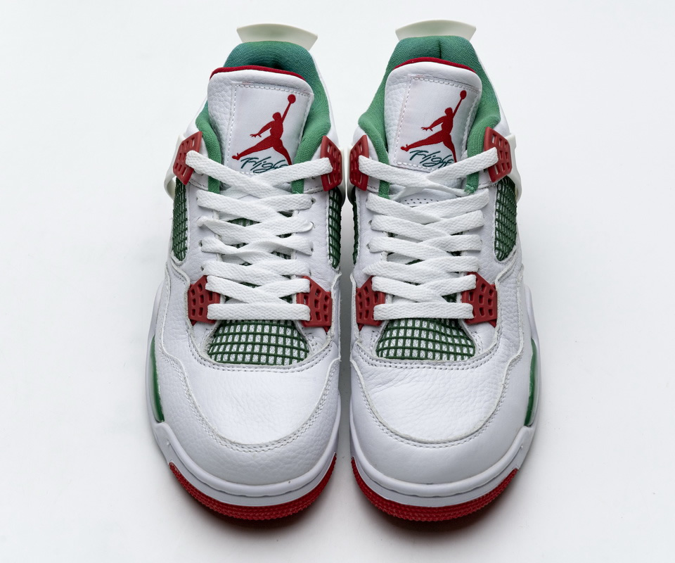 Nike Air Jordan 4 Retro White Green Red Aq3816 063 2 - www.kickbulk.cc