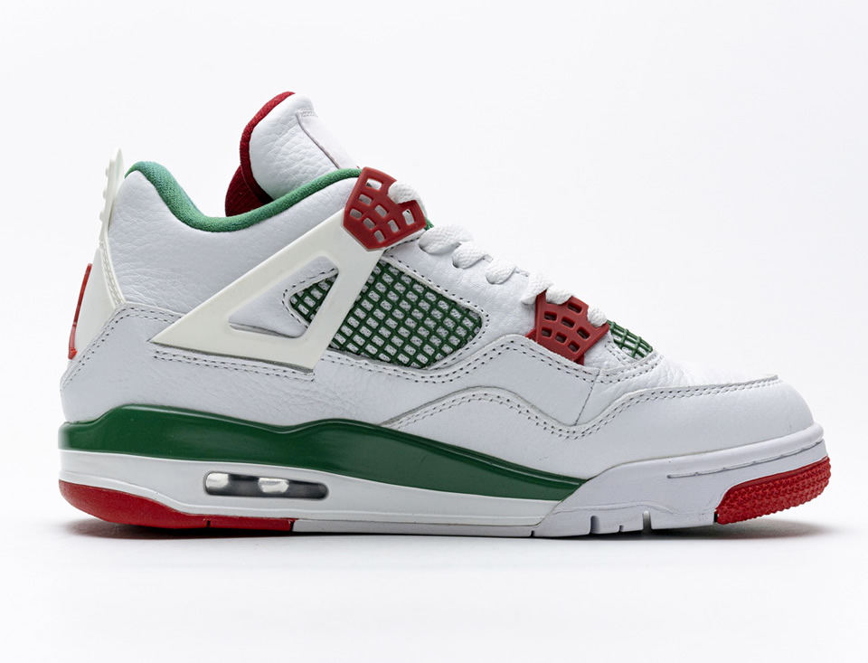 Nike Air Jordan 4 Retro White Green Red Aq3816 063 4 - www.kickbulk.cc