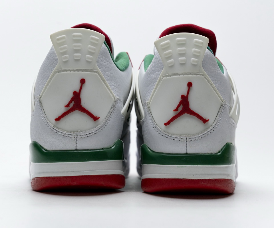 Nike Air Jordan 4 Retro White Green Red Aq3816 063 5 - www.kickbulk.cc