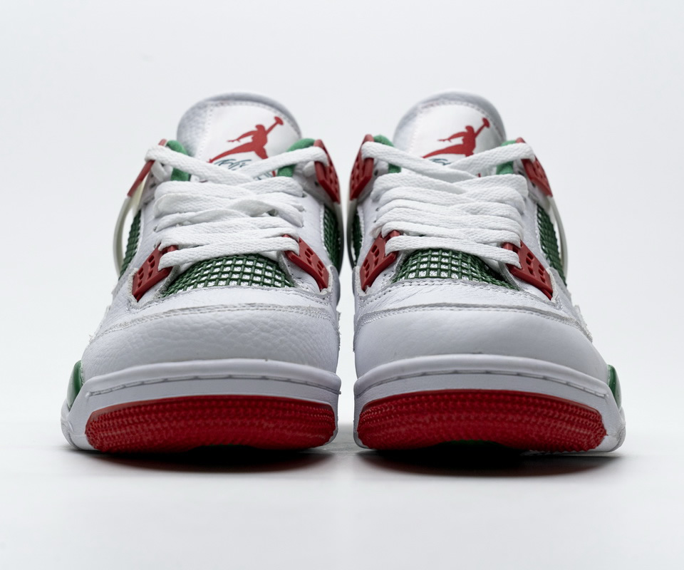 Nike Air Jordan 4 Retro White Green Red Aq3816 063 7 - www.kickbulk.cc