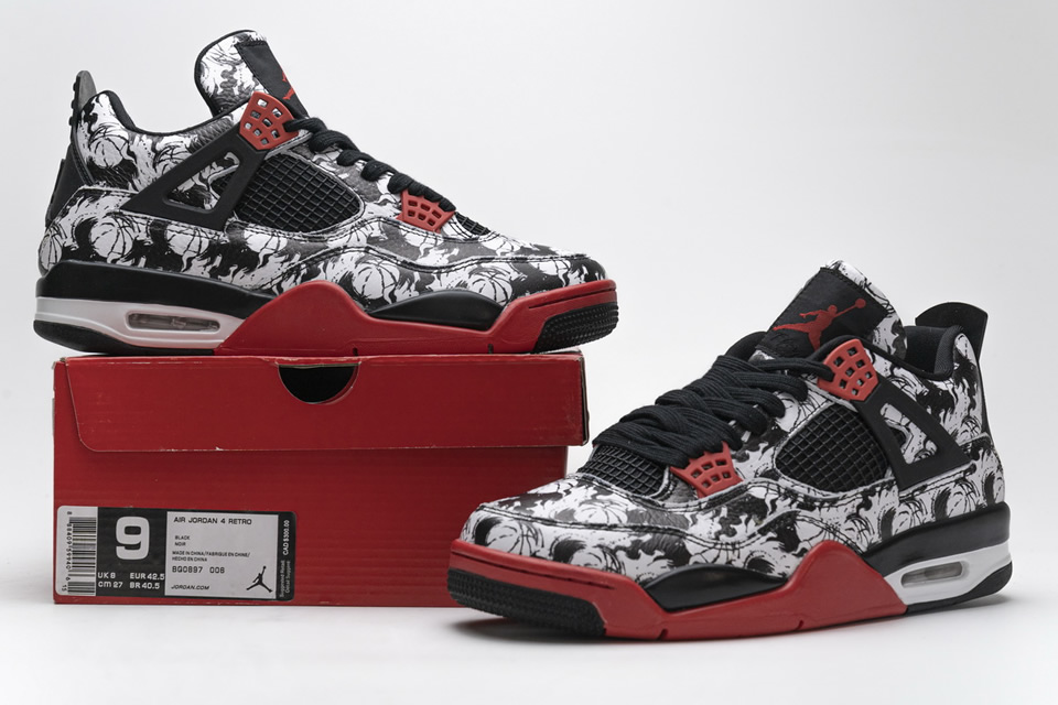 Nike Air Jordan 4 Retro Singles Day Tattoo Bq0897 006 4 - www.kickbulk.cc