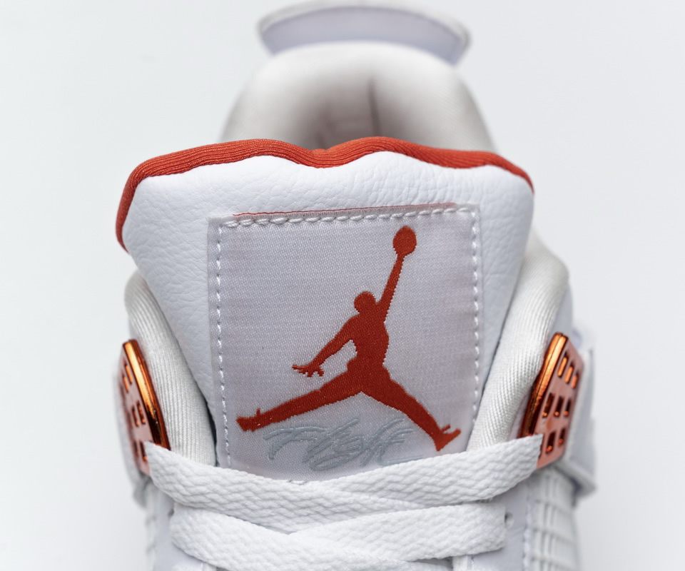 Nike Air Jordan 4 Retro Metallic Orange Ct8527 118 19 - www.kickbulk.cc