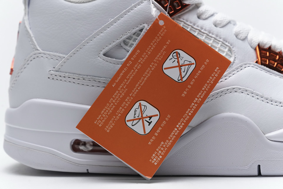 Nike Air Jordan 4 Retro Metallic Orange Ct8527 118 21 - www.kickbulk.cc