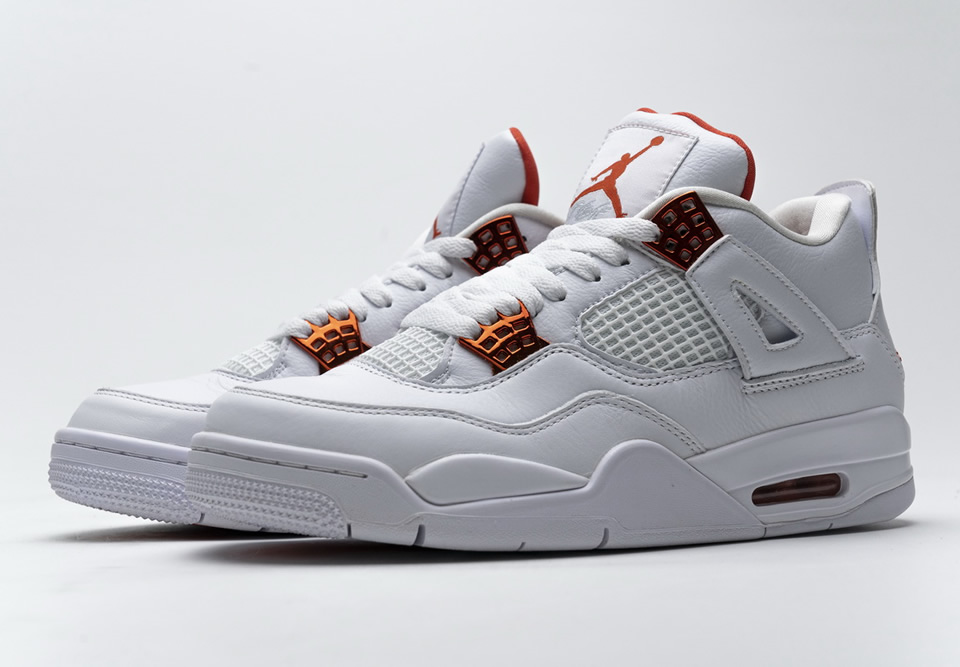 Nike Air Jordan 4 Retro Metallic Orange Ct8527 118 7 - www.kickbulk.cc