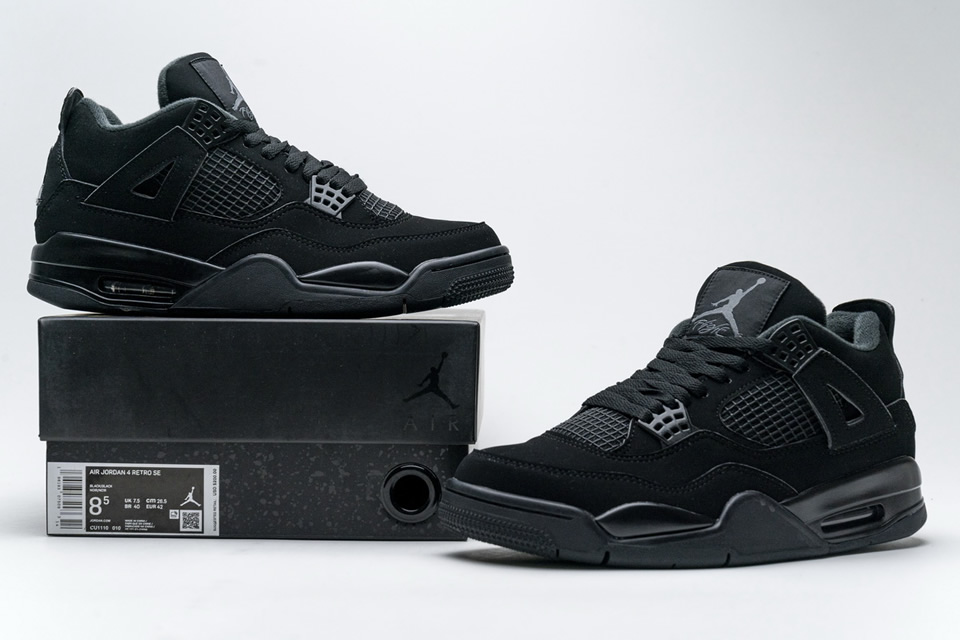 Nike Air Jordan 4 Retro Black Cat Cu1110 010 5 - www.kickbulk.cc