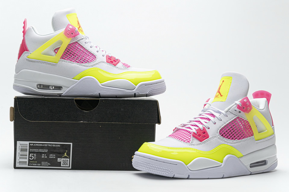 Nike Air Jordan 4 Retro Se Lemon Venom Cv7808 100 8 - www.kickbulk.cc