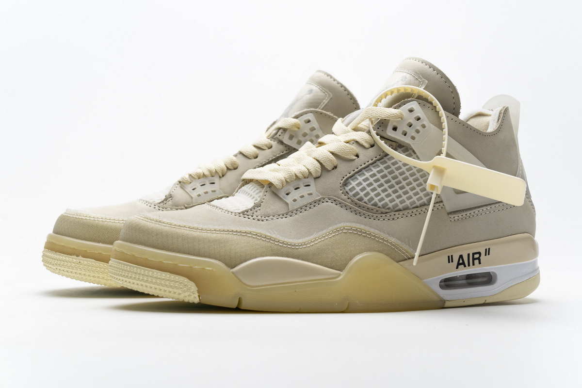 Off White X Air Jordan 4 Sail Cv9388 100 Mens Wmns New Release Date 2 - www.kickbulk.cc