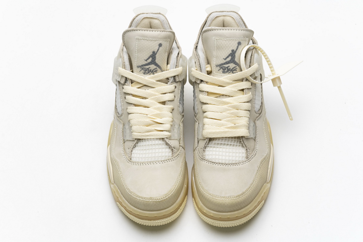 Off White X Air Jordan 4 Sail Cv9388 100 Mens Wmns New Release Date 4 - www.kickbulk.cc