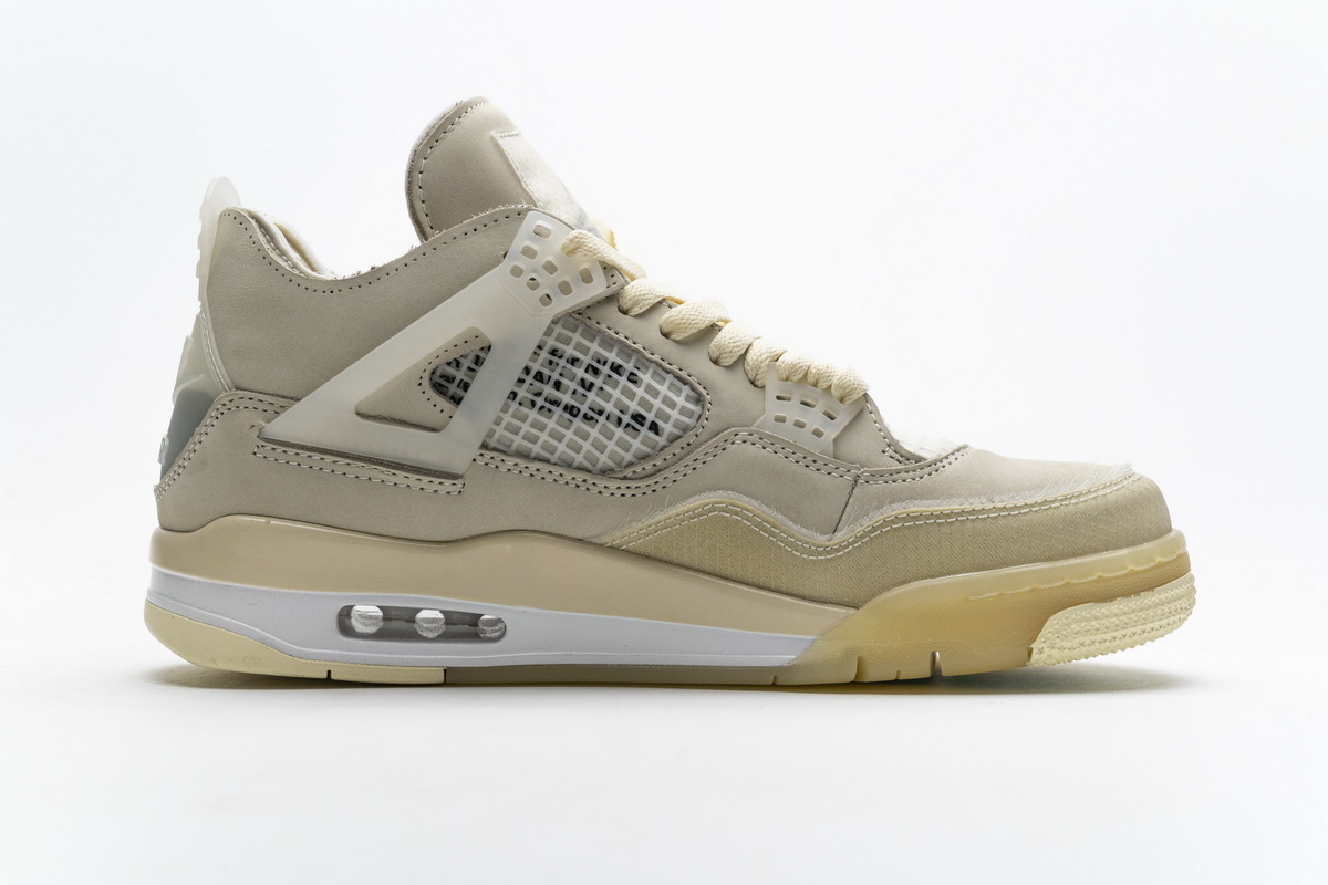 Off White X Air Jordan 4 Sail Cv9388 100 Mens Wmns New Release Date 5 - www.kickbulk.cc