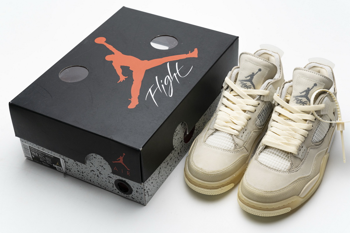 Off White X Air Jordan 4 Sail Cv9388 100 Mens Wmns New Release Date 8 - www.kickbulk.cc