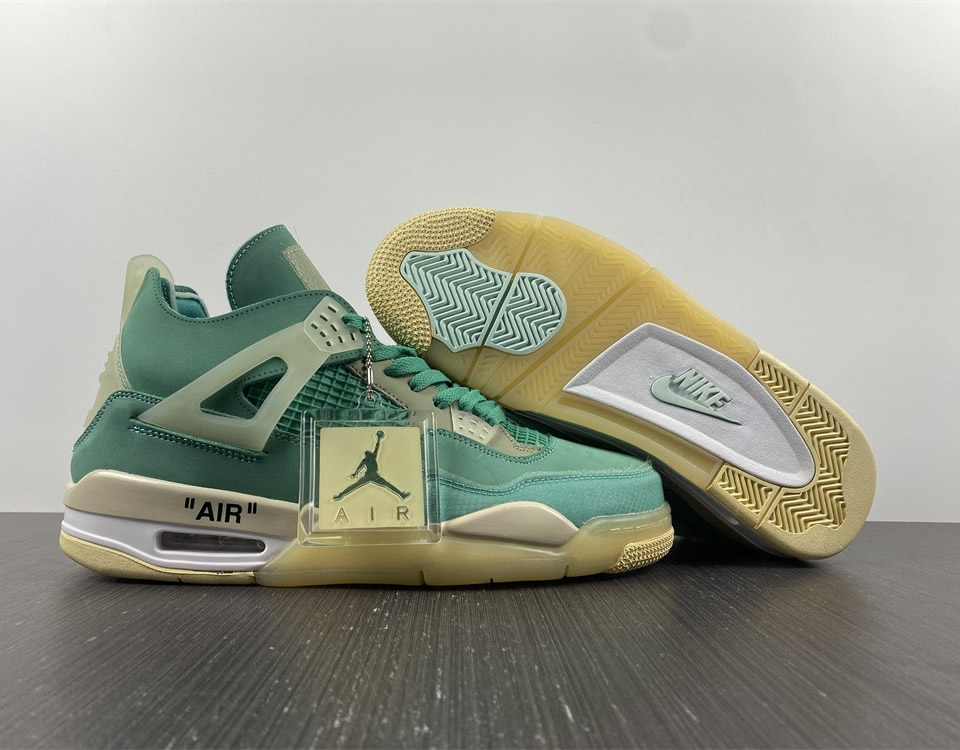 Off White Air Jordan 4 Sail Neptune Tiffany Green Cv9388 102 3 - www.kickbulk.cc