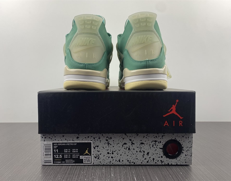 Off White Air Jordan 4 Sail Neptune Tiffany Green Cv9388 102 8 - www.kickbulk.cc