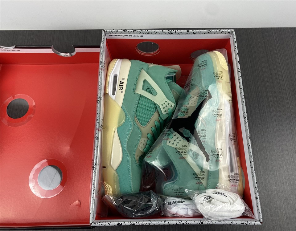 Off White Air Jordan 4 Sail Neptune Tiffany Green Cv9388 102 9 - www.kickbulk.cc