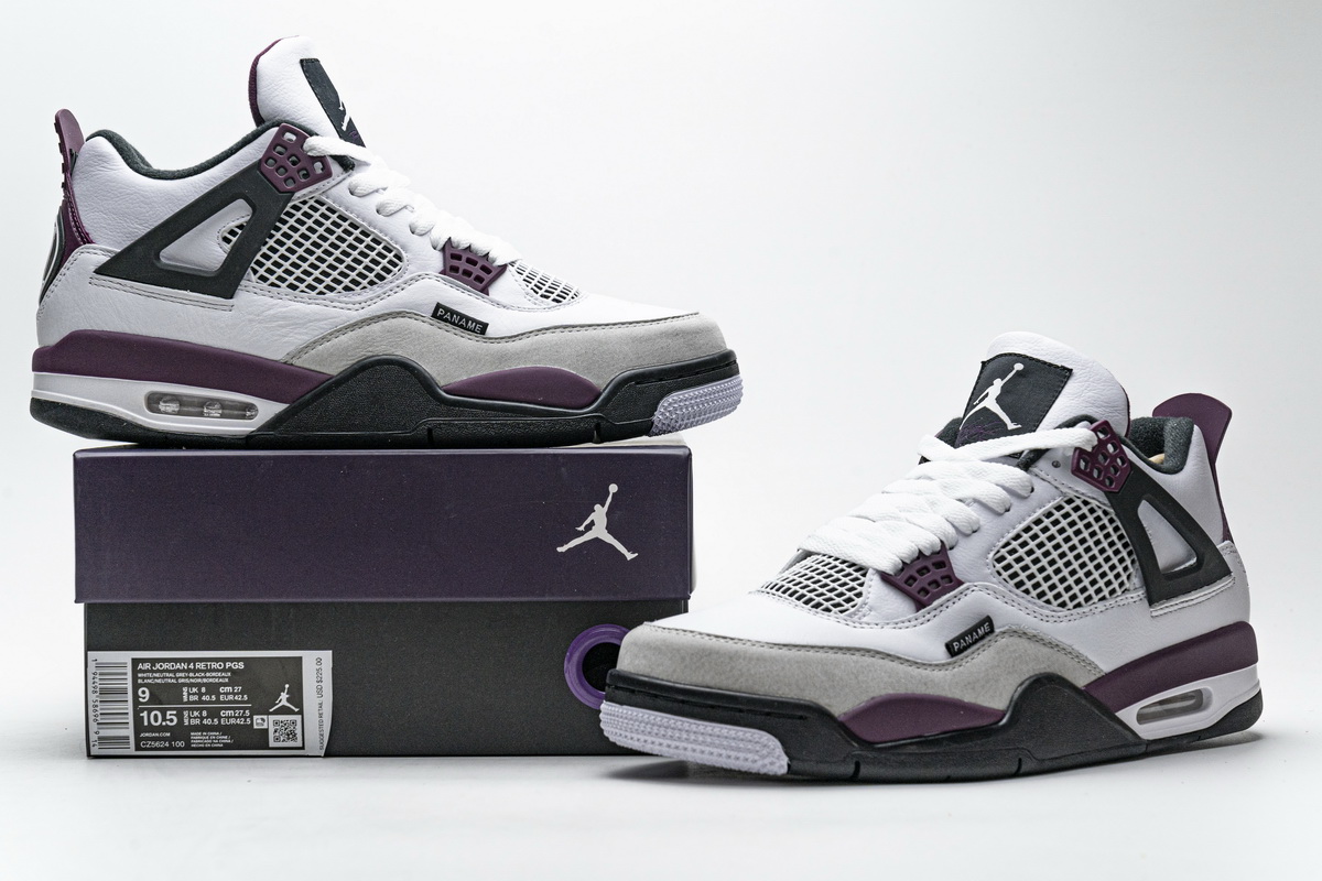 Paris Saint Germain X Air Jordan 4 Retro Bordeaux Cz5624 100 15 - www.kickbulk.cc