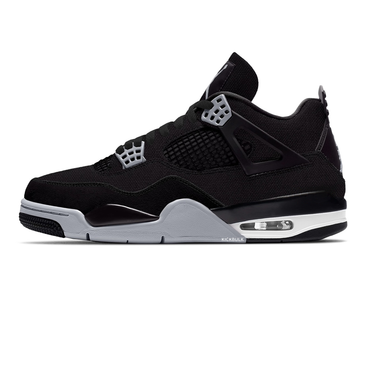 Air Jordan 4 Retro Black Canvas Dh7138 006 1 - www.kickbulk.cc