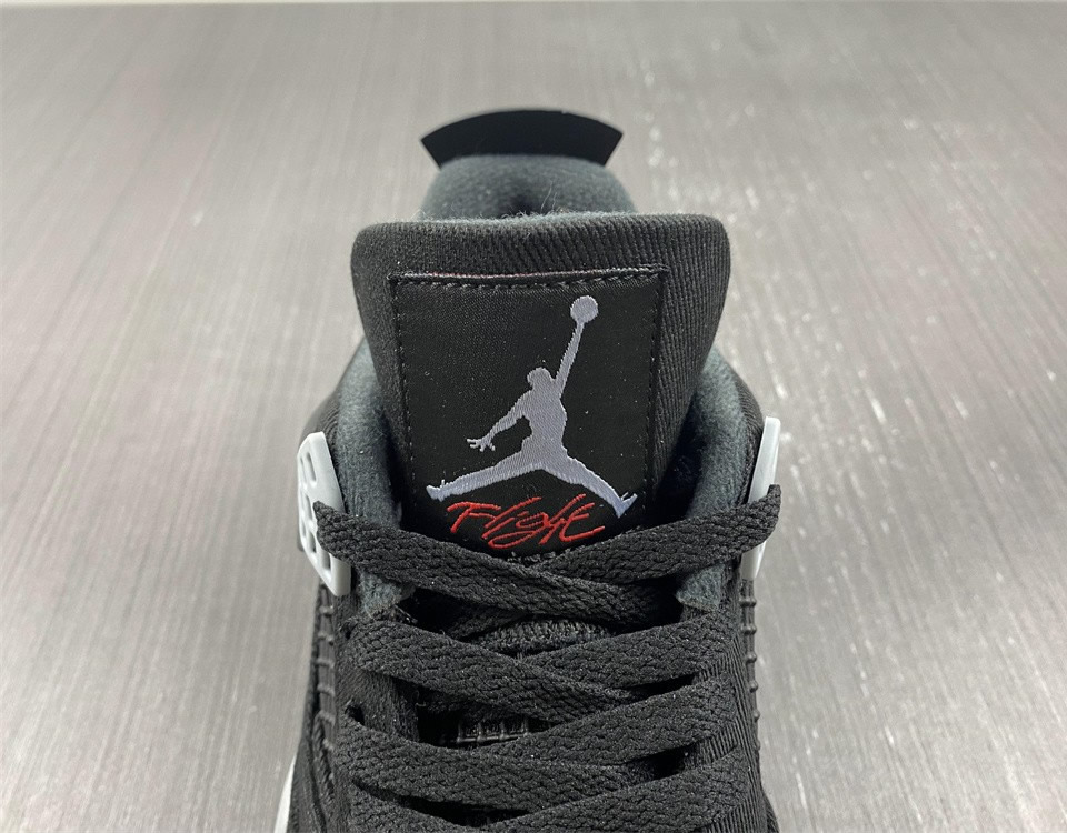 Air Jordan 4 Retro Black Canvas Dh7138 006 13 - www.kickbulk.cc