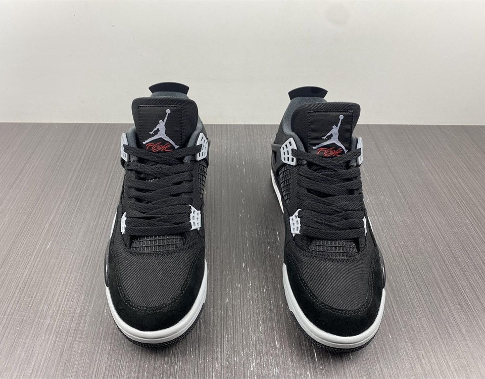 Air Jordan 4 Retro Black Canvas Dh7138 006 4 - www.kickbulk.cc