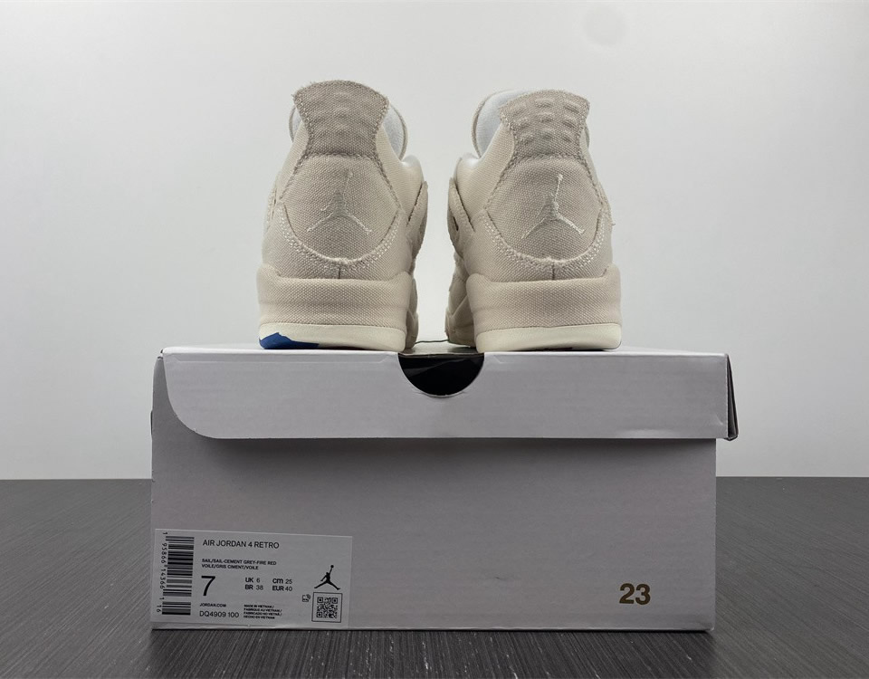 Air Jordan 4 Retro Blank Canvas Wmns Dq4909 100 13 - www.kickbulk.cc