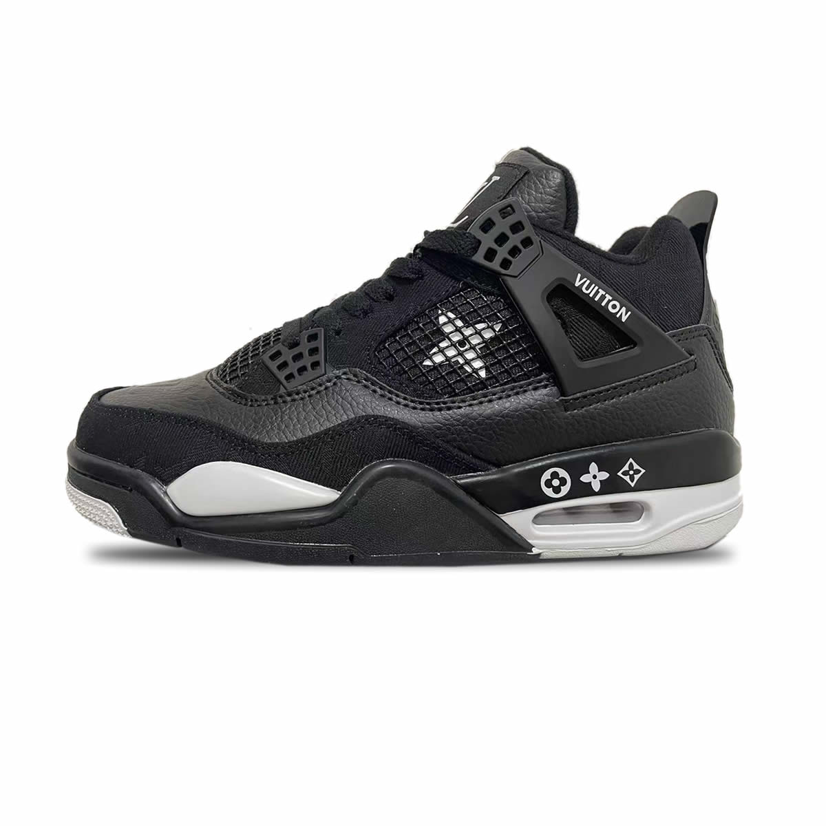 Lv Air Jordan 4 Black Lv6927 001 1 - www.kickbulk.cc