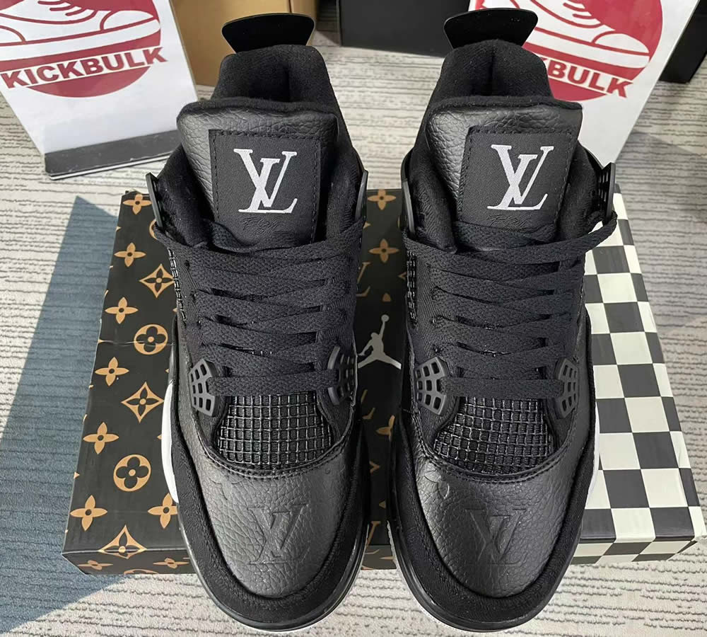 Lv Air Jordan 4 Black Lv6927 001 2 - www.kickbulk.cc