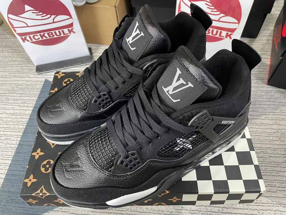 Lv Air Jordan 4 Black Lv6927 001 3 - www.kickbulk.cc