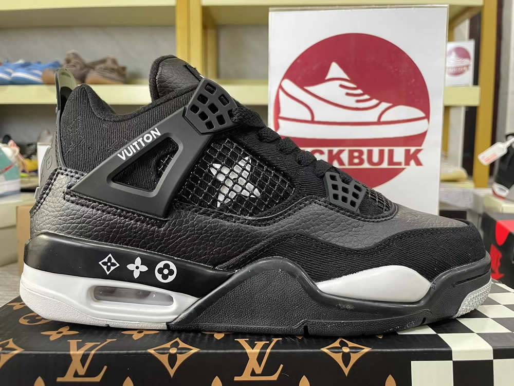 Lv Air Jordan 4 Black Lv6927 001 6 - www.kickbulk.cc