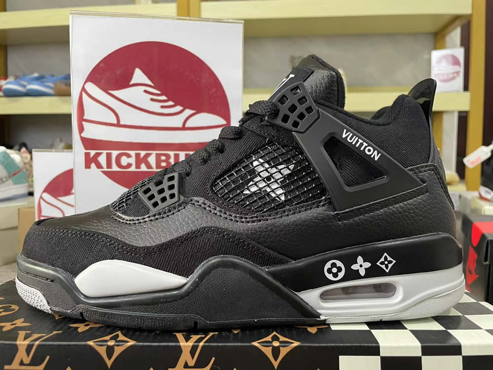 Lv Air Jordan 4 Black Lv6927 001 8 - www.kickbulk.cc