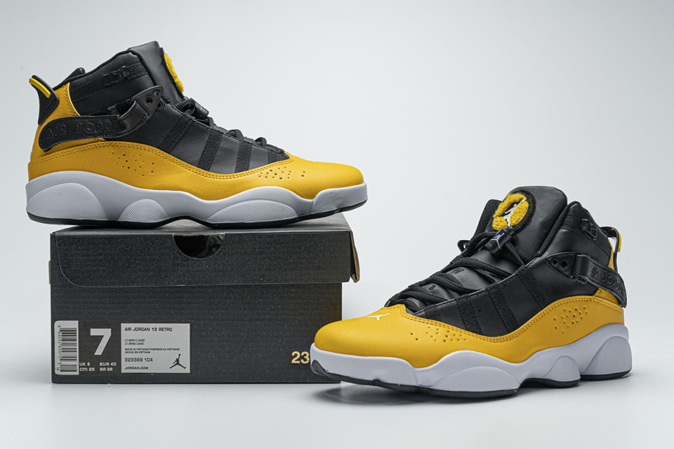 Nike Jordan 6 Rings Bg Basketball Shoes Yellow 322992 700 3 - www.kickbulk.cc