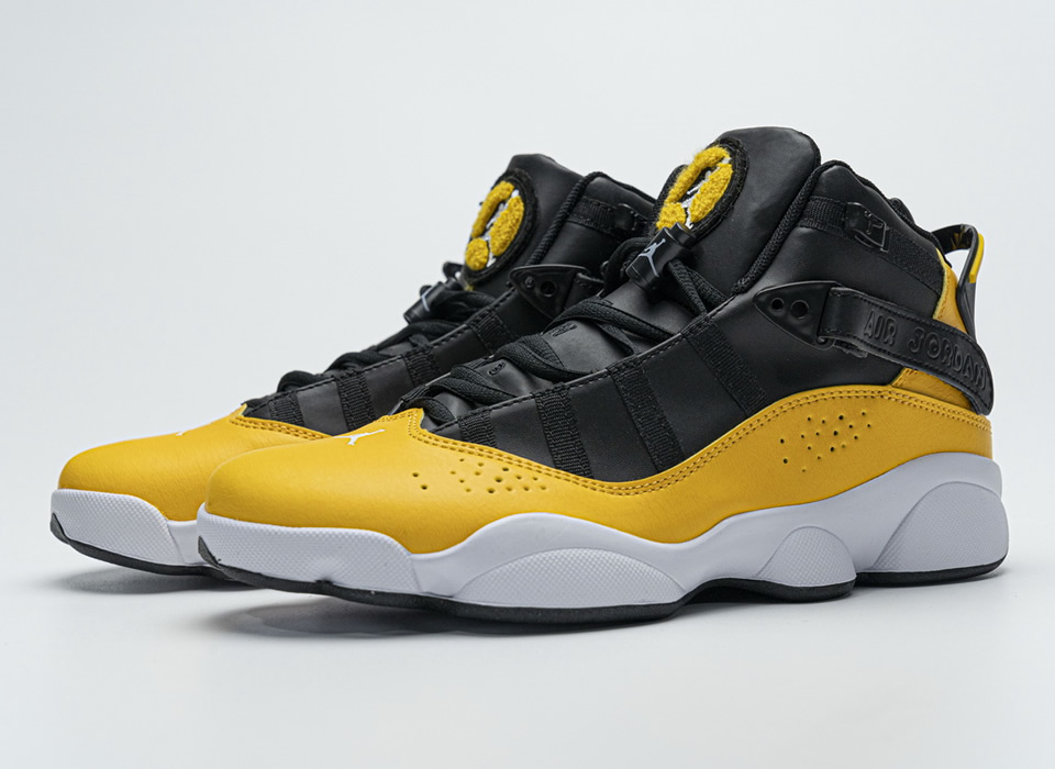 Nike Jordan 6 Rings Bg Basketball Shoes Yellow 322992 700 4 - www.kickbulk.cc