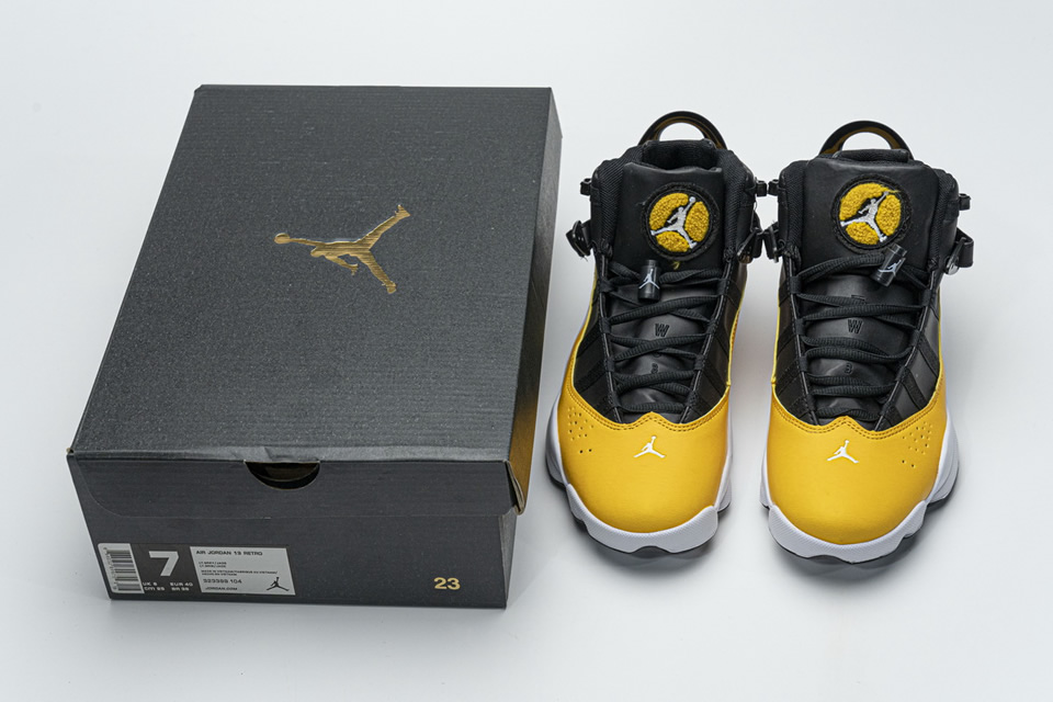Nike Jordan 6 Rings Bg Basketball Shoes Yellow 322992 700 6 - www.kickbulk.cc