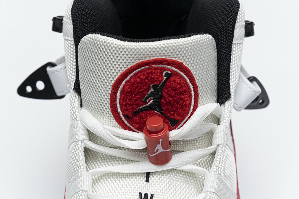 Nike Jordan 6 Rings Bg Basketball Shoes White Red Lifestyle 323419 120 10 - www.kickbulk.cc