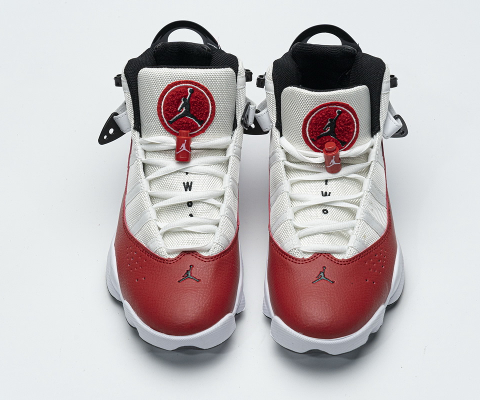 Nike Jordan 6 Rings Bg Basketball Shoes White Red Lifestyle 323419 120 2 - www.kickbulk.cc