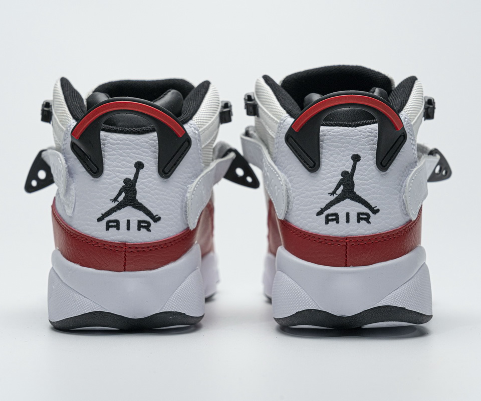 Nike Jordan 6 Rings Bg Basketball Shoes White Red Lifestyle 323419 120 8 - www.kickbulk.cc