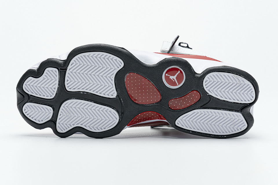 Nike Jordan 6 Rings Bg Basketball Shoes White Red Lifestyle 323419 120 9 - www.kickbulk.cc