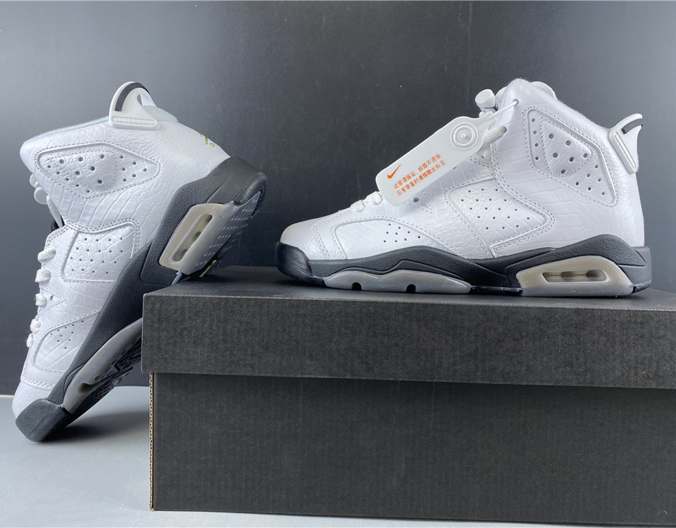 Air Jordan 6 Retro Bg Alligator 384665 110 18 - www.kickbulk.cc