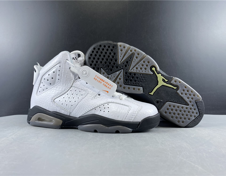 Air Jordan 6 Retro Bg Alligator 384665 110 22 - www.kickbulk.cc