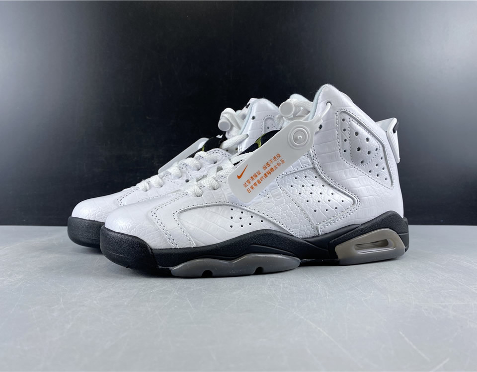 Air Jordan 6 Retro Bg Alligator 384665 110 23 - www.kickbulk.cc