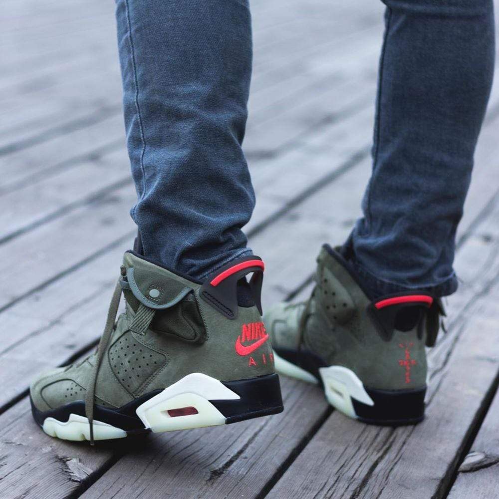 Travis Scott X Air Jordan 6 Retro Olive Cn1084 200 6 - www.kickbulk.cc