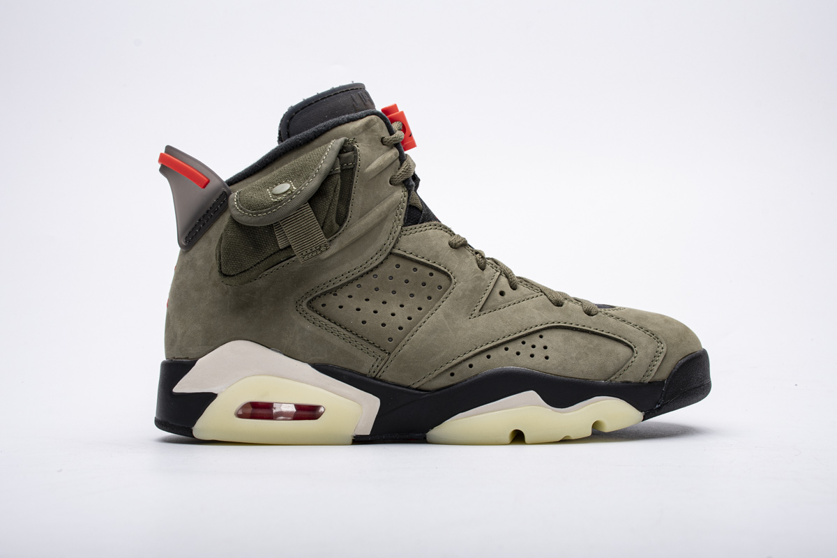 Travis Scott X Air Jordan 6 Retro Olive Cn1084 200 9 - www.kickbulk.cc