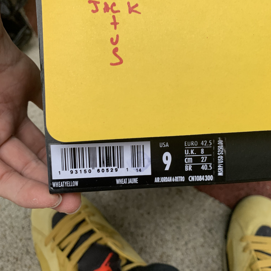 Nike Travis Scott Air Jordan 6 Aj6 Cn1084 300 18 - www.kickbulk.cc