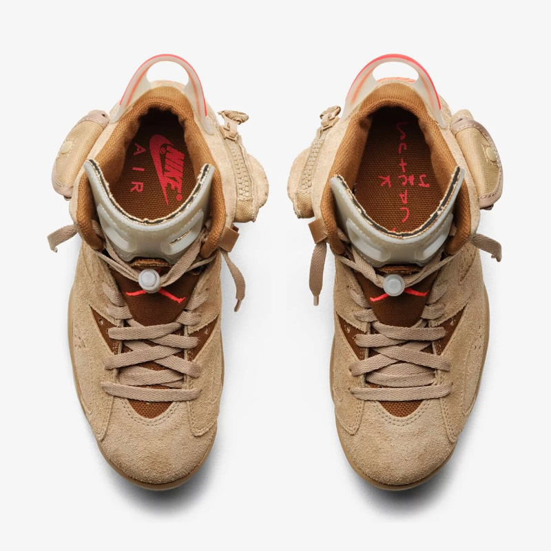 Travis Scott Air Jordan 6 Retro British Khaki Dh0690 200 12 - www.kickbulk.cc