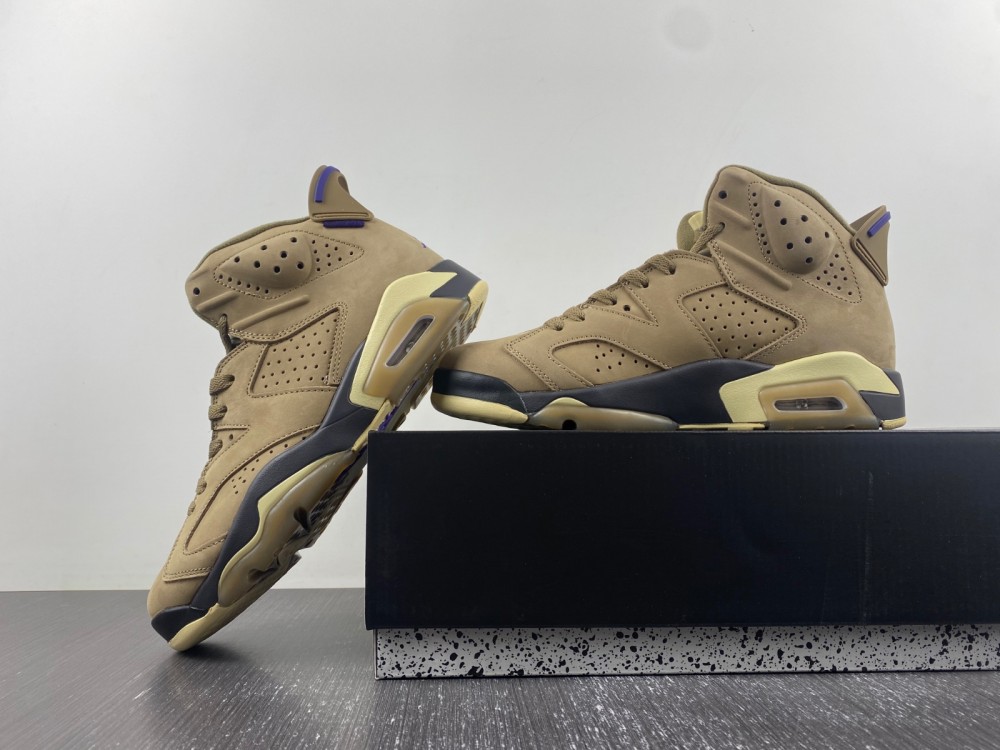 Air Jordan 6 Retro Gore Tex Brown Kelp Fd1643 300 11 - www.kickbulk.cc