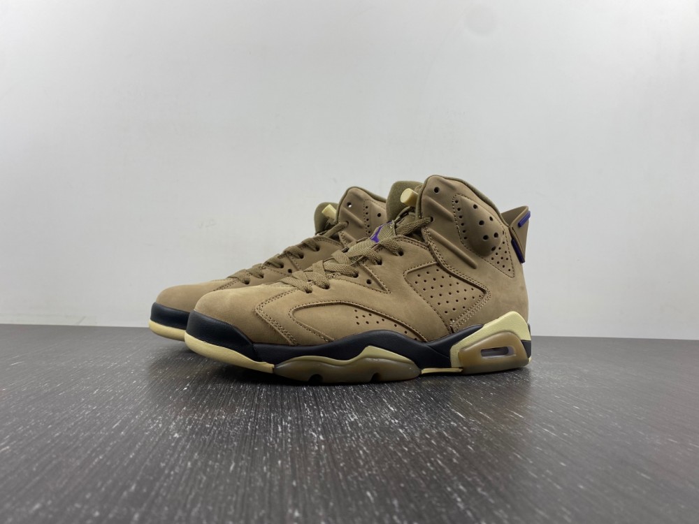 Air Jordan 6 Retro Gore Tex Brown Kelp Fd1643 300 6 - www.kickbulk.cc