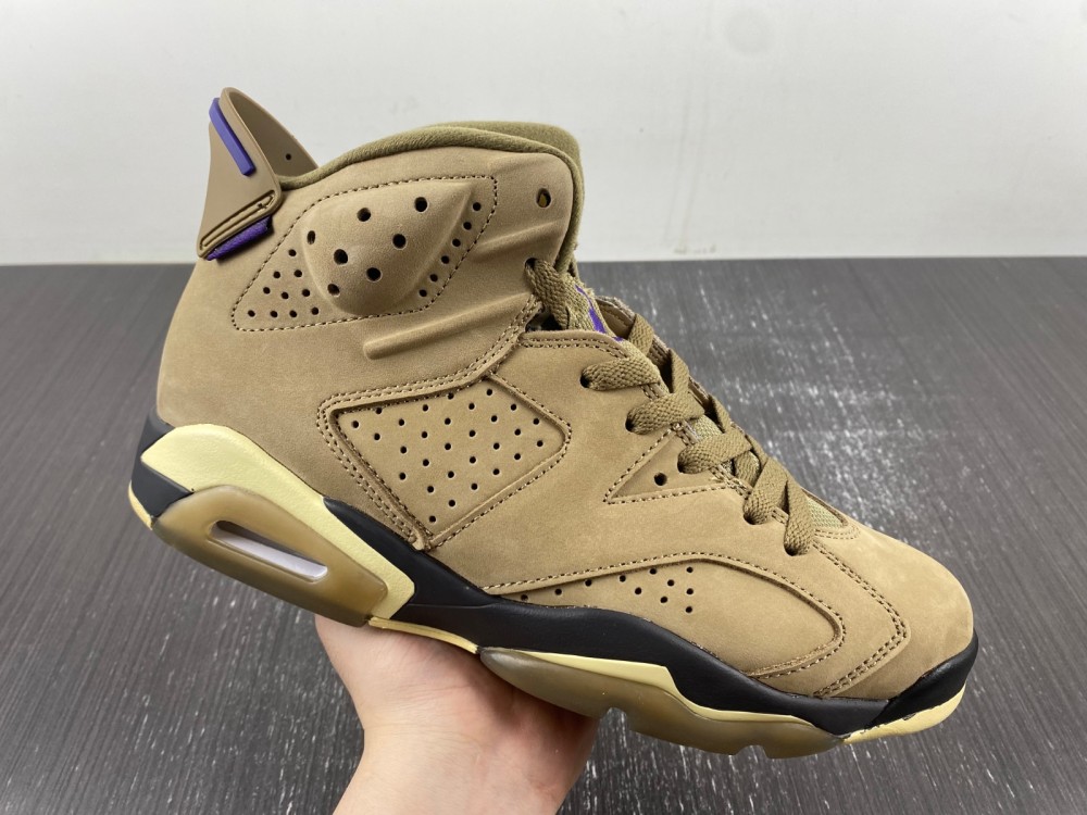 Air Jordan 6 Retro Gore Tex Brown Kelp Fd1643 300 9 - www.kickbulk.cc