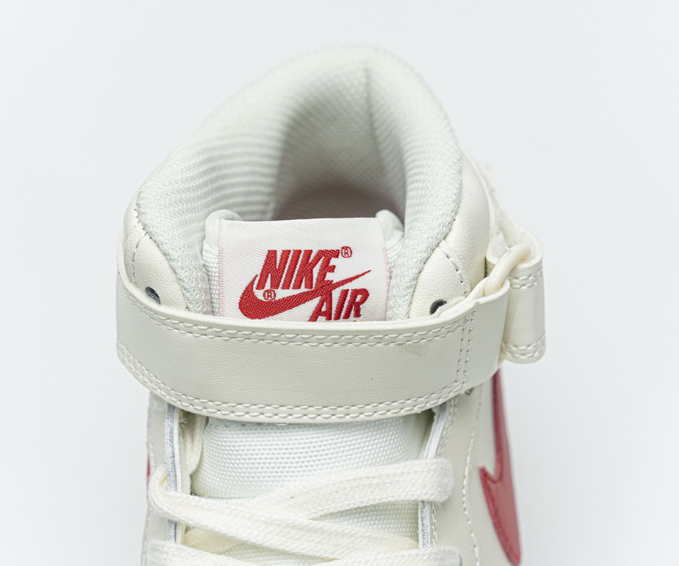 Nike Air Force 1 Mid 07 Sail University Red 315123 126 10 - www.kickbulk.cc