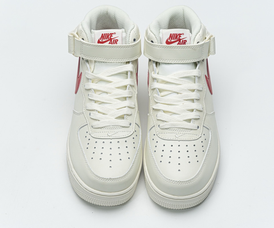 Nike Air Force 1 Mid 07 Sail University Red 315123 126 2 - www.kickbulk.cc