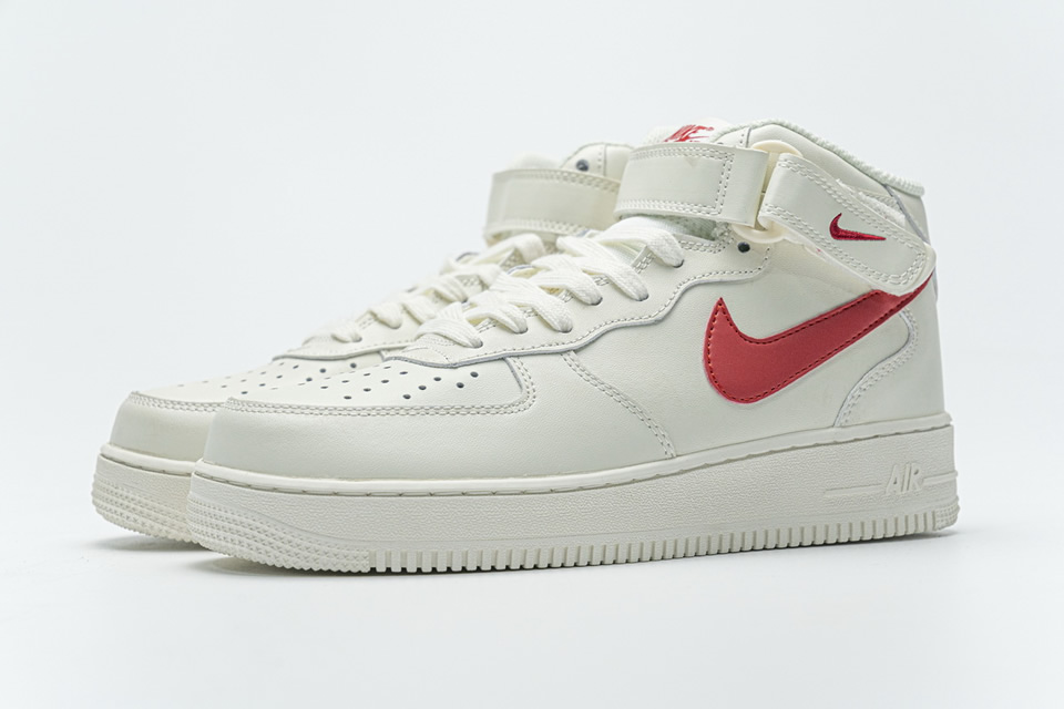 Nike Air Force 1 Mid 07 Sail University Red 315123 126 4 - www.kickbulk.cc